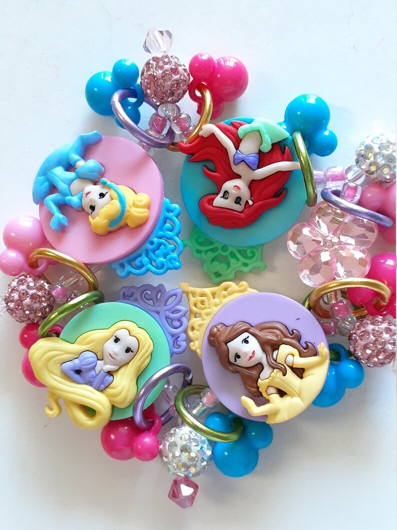 Disney princess braceletBeadiebracelet