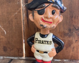 JOLLY ROGER PIRATES MASCOT PITTSBURGH PIRATES PNC GIVE AWAY BOBBLE HEAD DOLL 