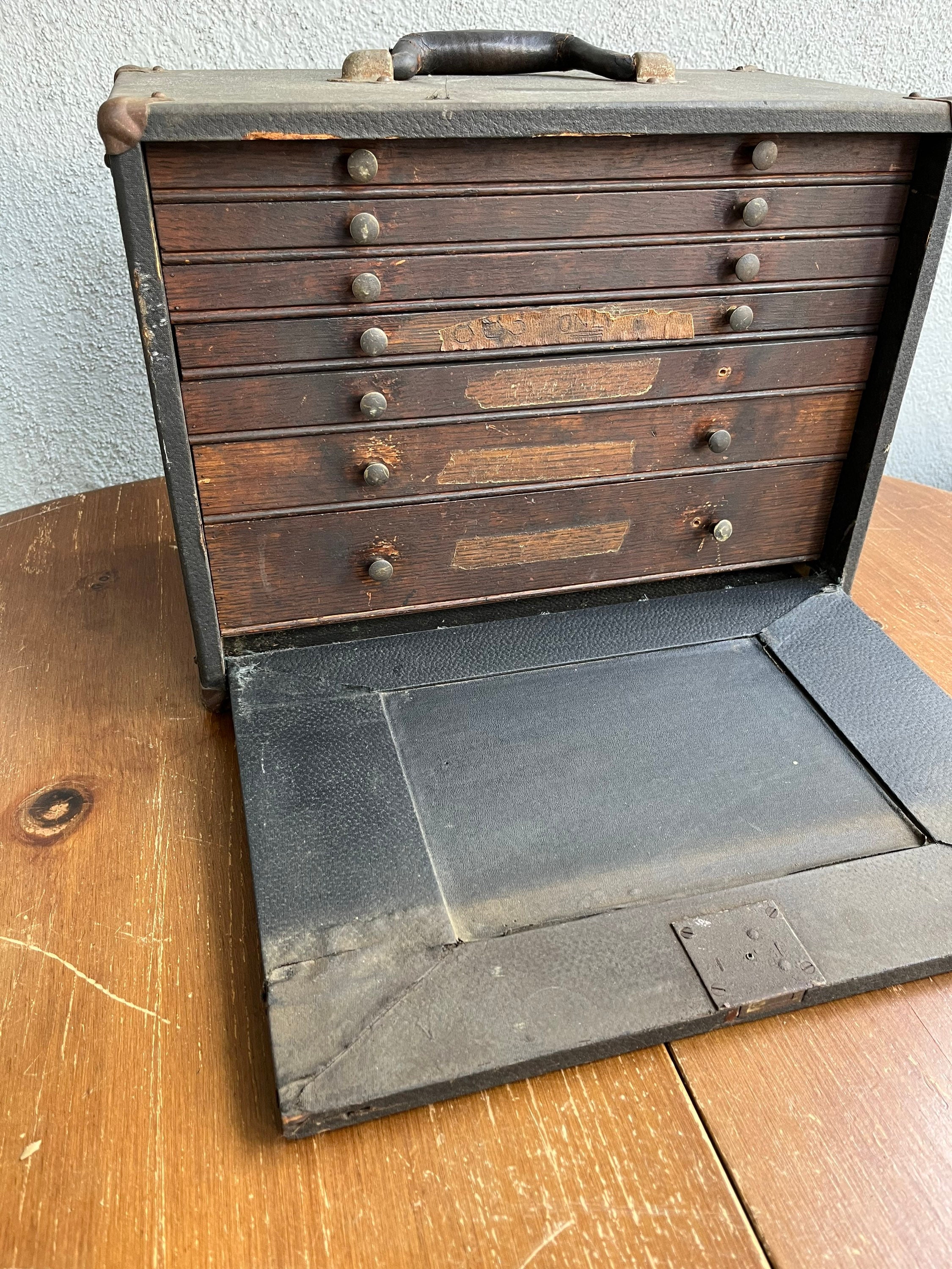 c. 1910 Machinist Tool Chest – Industrial Artifacts