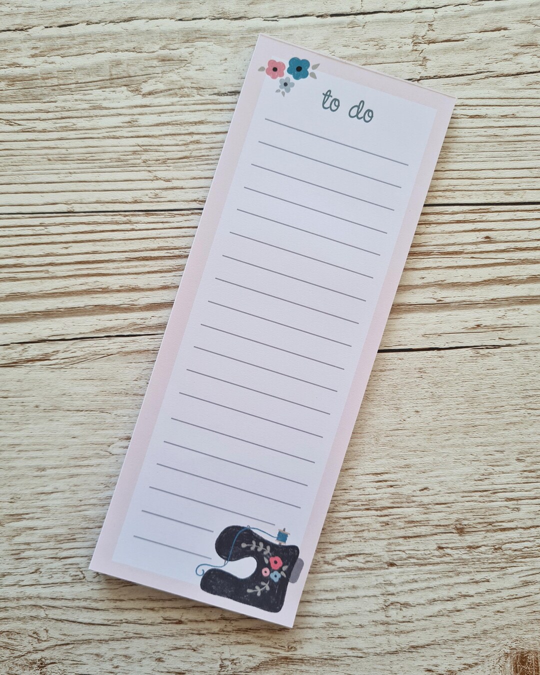 Crafting Notepad Crafting Sewing Quilting Lover Tear-off Tall Slim Notepad - Handmade ...
