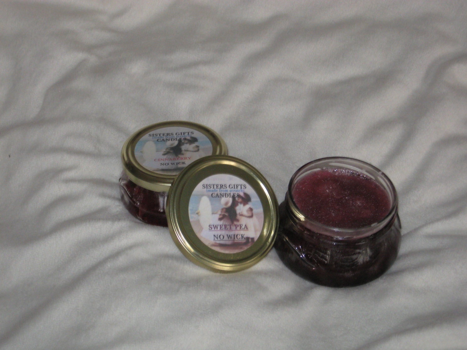 12 OZ NO WICK Palm Wax Candle Etsy