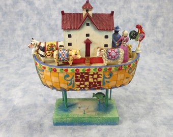 jim shore heartwood creek noah's ark