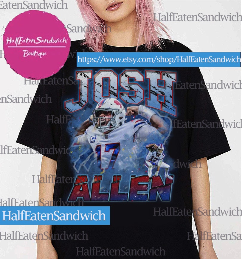 Discover Josh Allen Shirt, Vintage 90s Josh Allen Buffalo shirt