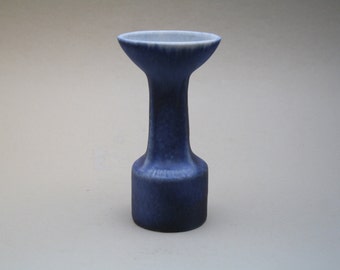 Rare blue Matt Camps vase by Loré Beesel