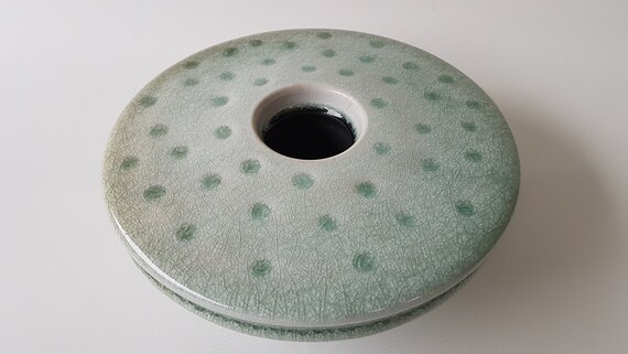 Buy Fritz Rossmann Crystal Glazed UFO Shaped Vase Online in India