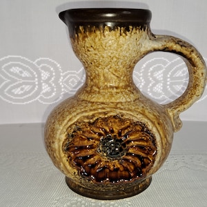 Vintage Dumler & Breiden Made in West Germany Pottery Vase 7-1/2&quot; Tall