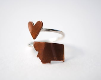 Montana Heart Place Ring