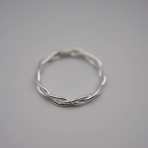 Silver Braid Ring