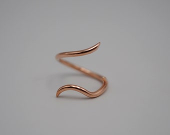 Vine Rose Gold Roots Ring