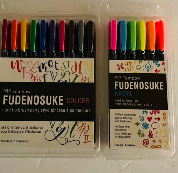 Tombow Fudenosuke Markers Set of 16 