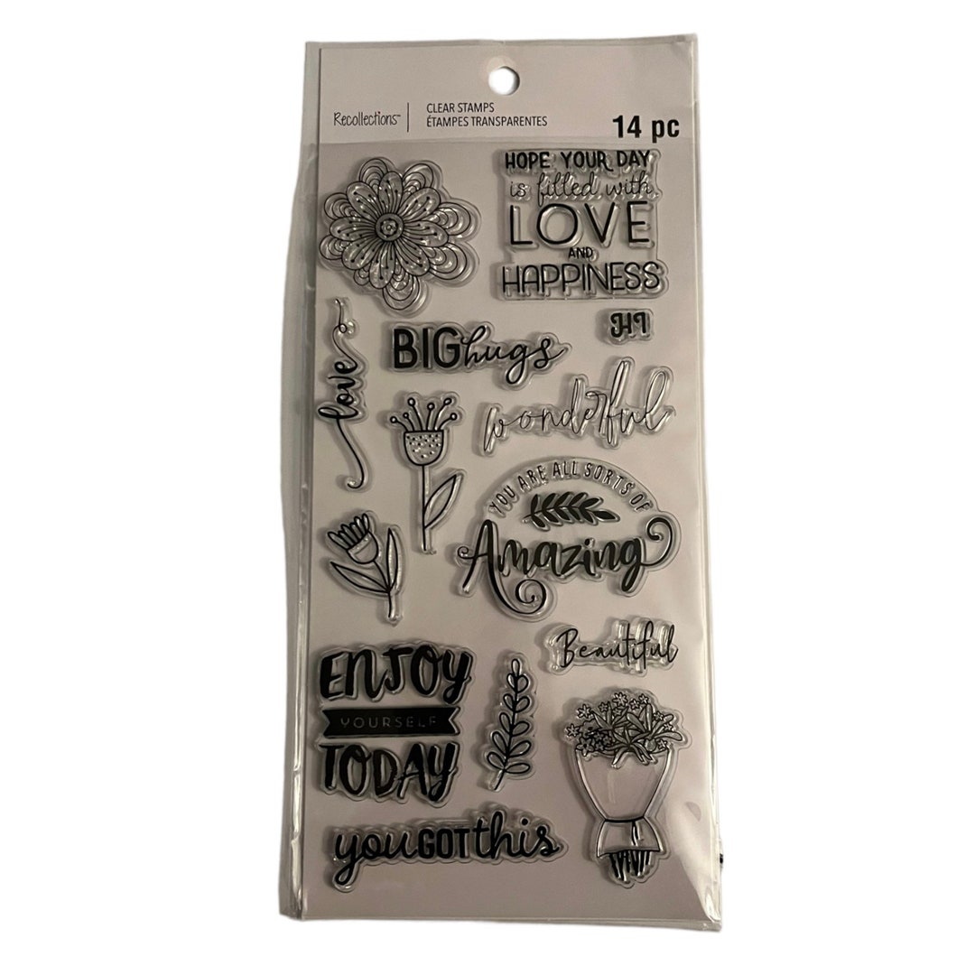 Recollections Clear Stamps Big Hugs 624131 Etsy