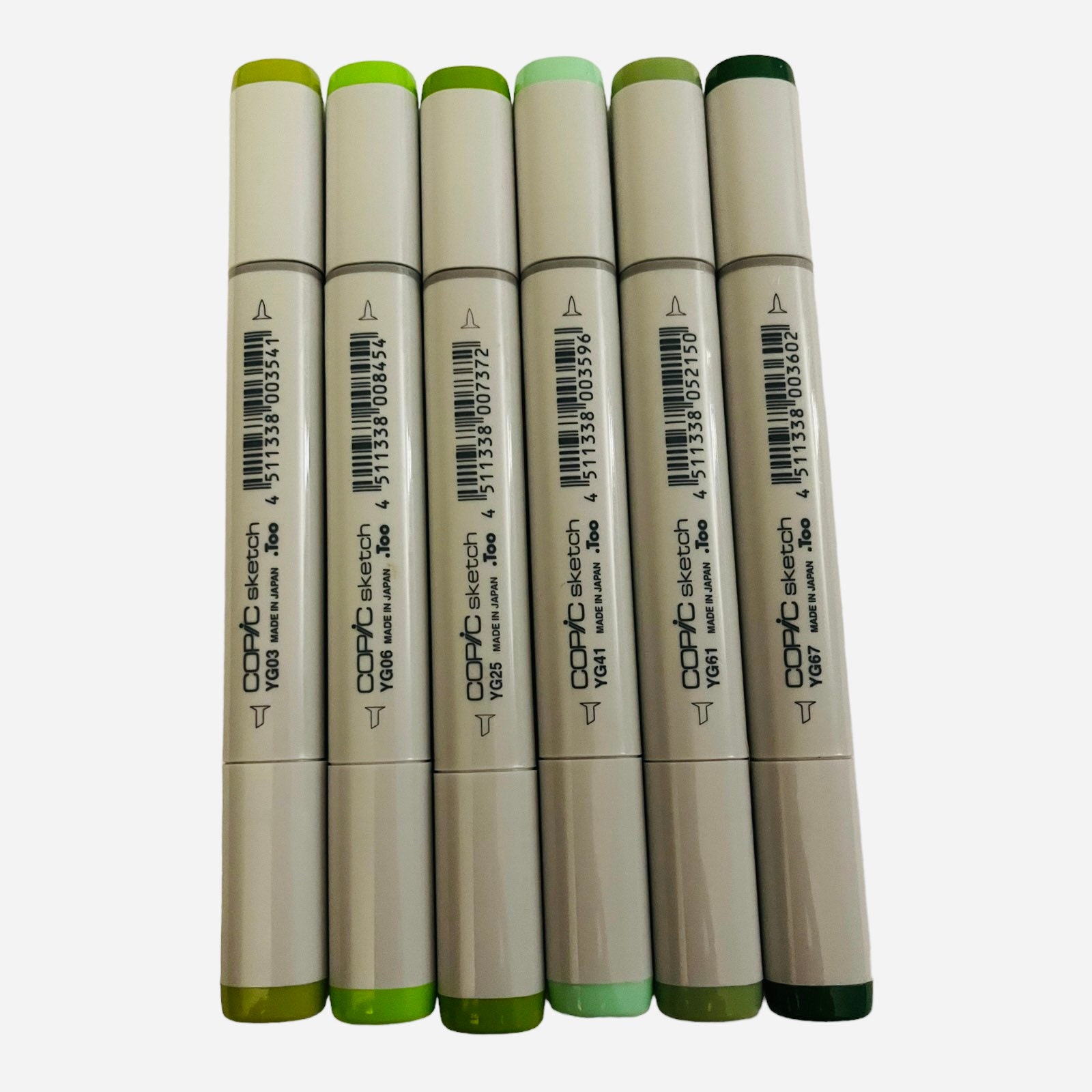 Copic Sketch Markers, Set of 3 or Just One, Green Colors, Alcohol Ink  Markers, Medium Broad Nib and Superbrush Nibs, for Drawing, Coloring 