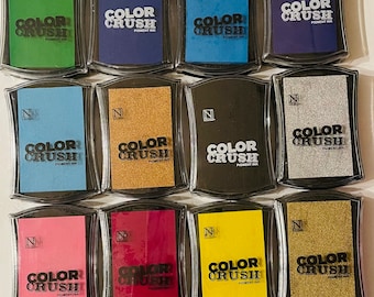 Hampton Art Nicole Color Crush Ink Pads Set of 17