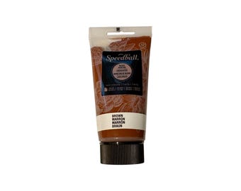 Speedball Block Printing Ink - Brown