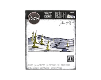 Snowscape Thinlits Colorize Dies 664971 - Sizzix - Tim Holtz