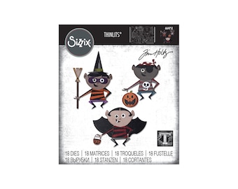 Trick or Treater Thinlits Dies 664751 - Sizzix - Tim Holtz