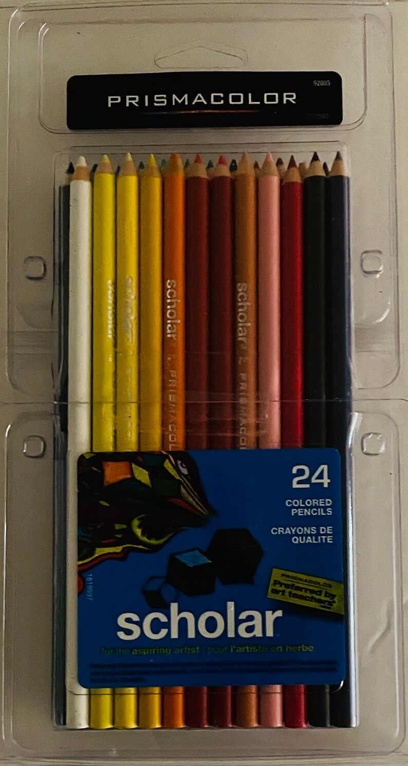 Prismacolor Scholar Colored Pencils Set of 24 Etsy