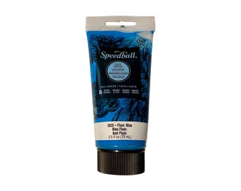 Speedball Block Printing Ink - Flourescent Blue