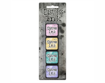 Ranger Ink Tim Holtz Mini Distress Ink Pads - Kit 4