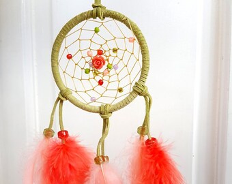 Native American Made Green Dream Catcher