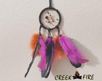 Native American Purple and Black Dreamcatcher