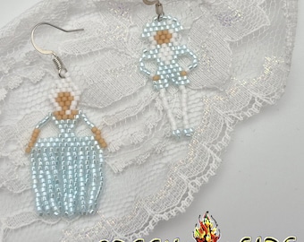 Unique French Couple Earrings