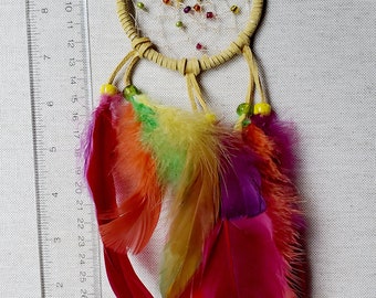 Native American Dark Yellow Dreamcatcher