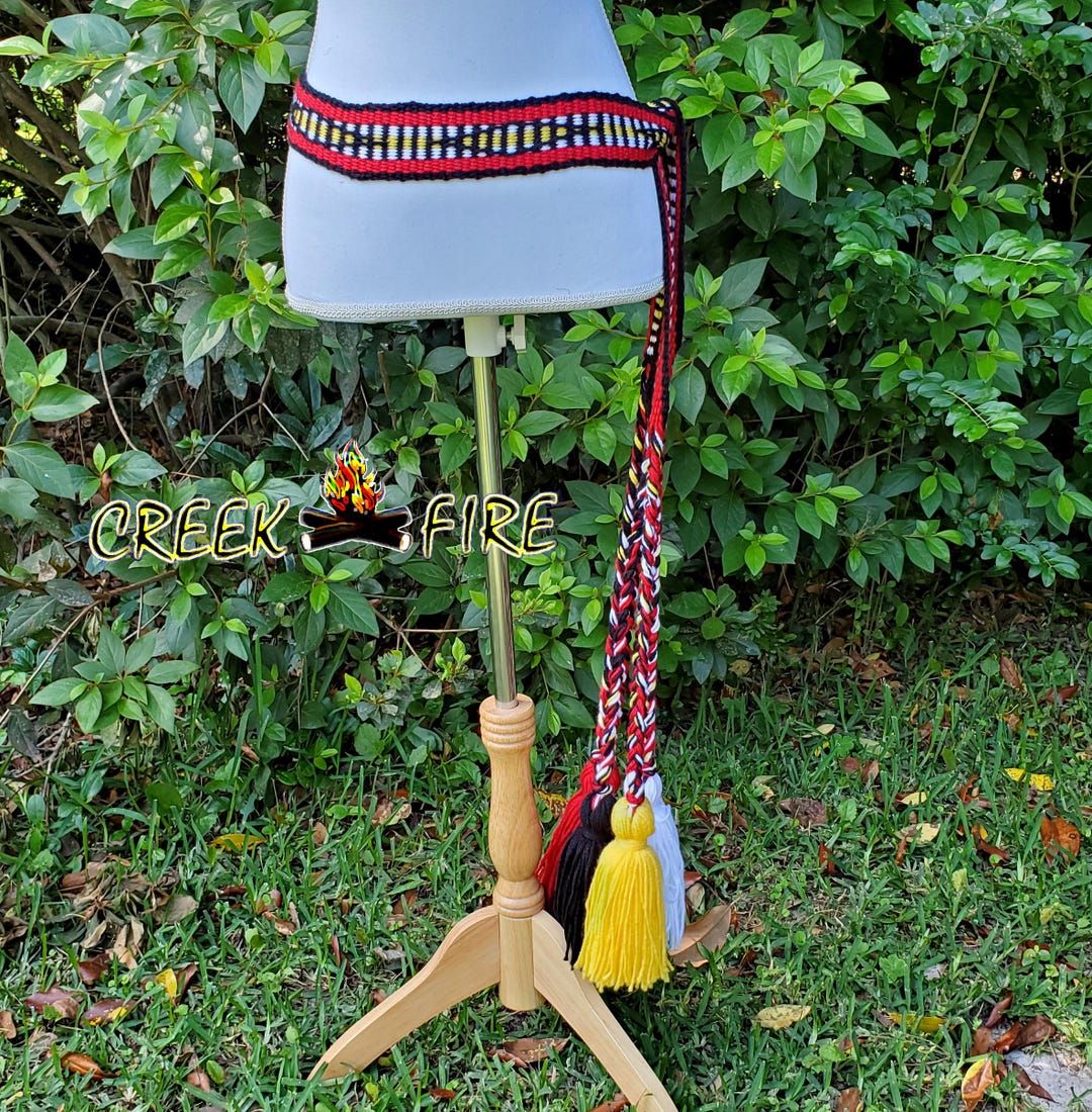 Inkle Woven Native American Made Sash - Four Colors - 90 Inches Long ...