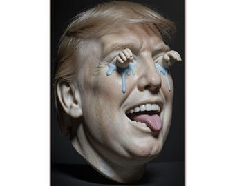 Red, White and J** | Pop Surrealism Contemporary Fine Art Rolled Posters