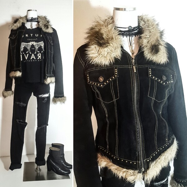 90s 90s Clothing VINTAGE Clothing 70s 70s Clothing 90s Jacket LEATHER Jacket Womens Jacket Vintage Jacket BOHO Clothing Fur Coat Fur Jacket