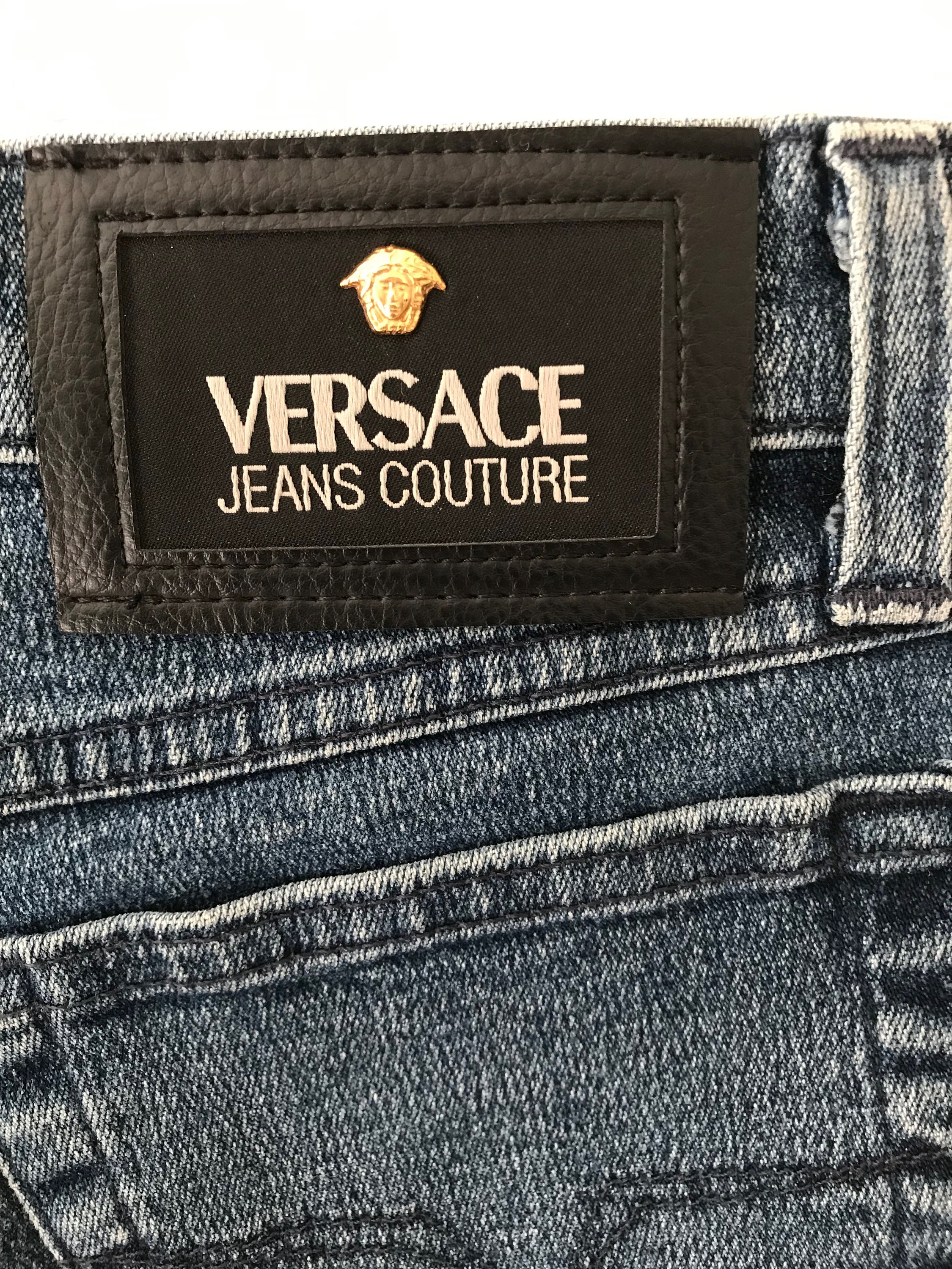 Vintage VERSACE JEANS Couture Jeans High Waisted Jeans High | Etsy