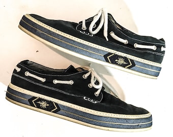 90s Vintage Clothing BALLY SHOES Bally Shoes Men BOAT Shoes Boat Shoes Men Leather Loafers Men Loafers Size 11 Loafers 11 Bally Loafers Us