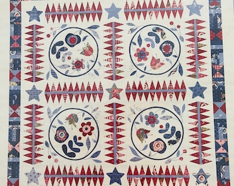 Braeburn Quilt Pattern Minick & Simpson. 60" X 60"