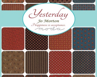 Yesterday  FQ Bundle - Jo Morton - Moda Fabrics - 33 Fat Quarters  Out of Print  Free Shipping