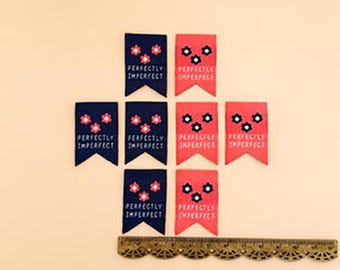 Minki Kim Premium Woven  Labels Perfectly Imperfect