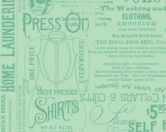 Press On  C15259-Mint Pressing Matters   J. Wecker Frisch  Riley Blake Designs ***In Stock - Shipping Now****