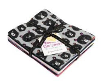 Teddy and The Bears Factory Pre-Cut Fat Quarter Bundle | Ruby Star Society | Sarah Watts | MODA Precuts | Quilting Fabric | RS2102FQ