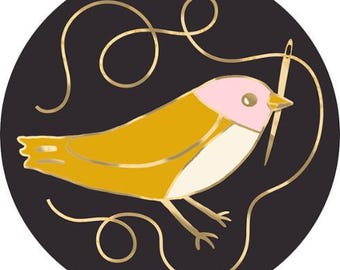 Ruby Star Needle MInder  Birdy by Kimberly Kight ** In Stock - SOOO CUTE LImited Edition
