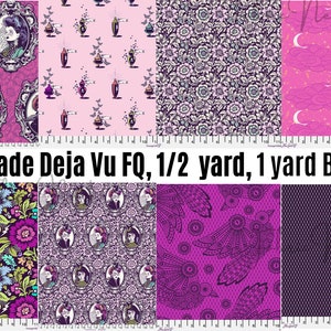 Tula Pink Night Shade Deja Vu Coven-Olenader PWTP205.OLEANDER Free Spirit  Fabrics – Sew Much
