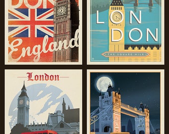 Riley Blake Destinations London Pillow Panel