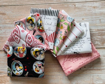 All My Heart  J. Wecker Frisch  Curated 8  Fat Quarter Bundle *Love *