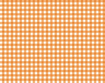 Pumpkin Patch  C14574-Orange Gingham  J. Wecker Frisch  Riley Blake Designs ***In Stock - Shipping Now****