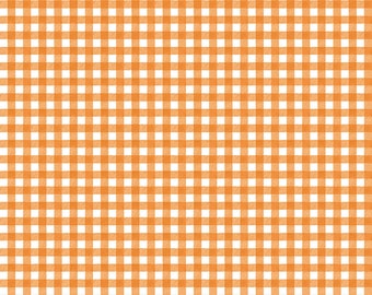 Pumpkin Patch  C14574-Orange Gingham  J. Wecker Frisch  Riley Blake Designs ***In Stock - Shipping Now****