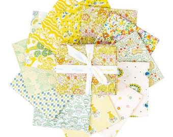 Yellow Garden Party Picnic Trifle  12 Fat Quarter Bundle*** SHIPPING NOW** In Stock