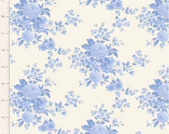 IN STOCK  Tilda Something Blue Carol Pale  Blue   Yardage by Tone Finnanger 100664 Ships June 1
