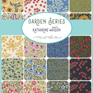 Garden Series  by Katherine Watson   17 Fat Quarter Bundle  ***Just In ***