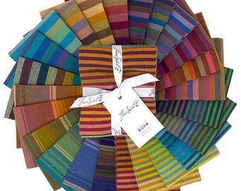 NEW Kaffe Stripes     Complete 24  Woven Fat Quarters by Free Spirit   Yummy new Stripes and Colors