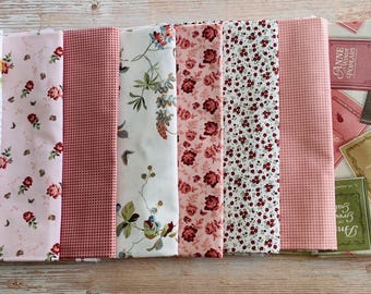 Anne of Green Gables  PINK 10 Fat Quarter Bundle  for Riley Blake. ***Just In ***