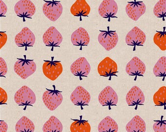 Ruby Star STRAWBERRY.  RS3087  11L  Cotton/Linen   Canvas Cream