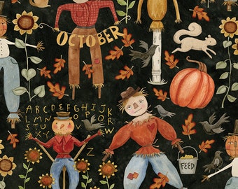 Bittersweet Farm   Main Print   C14850 Midnight  by Teresa Kogut